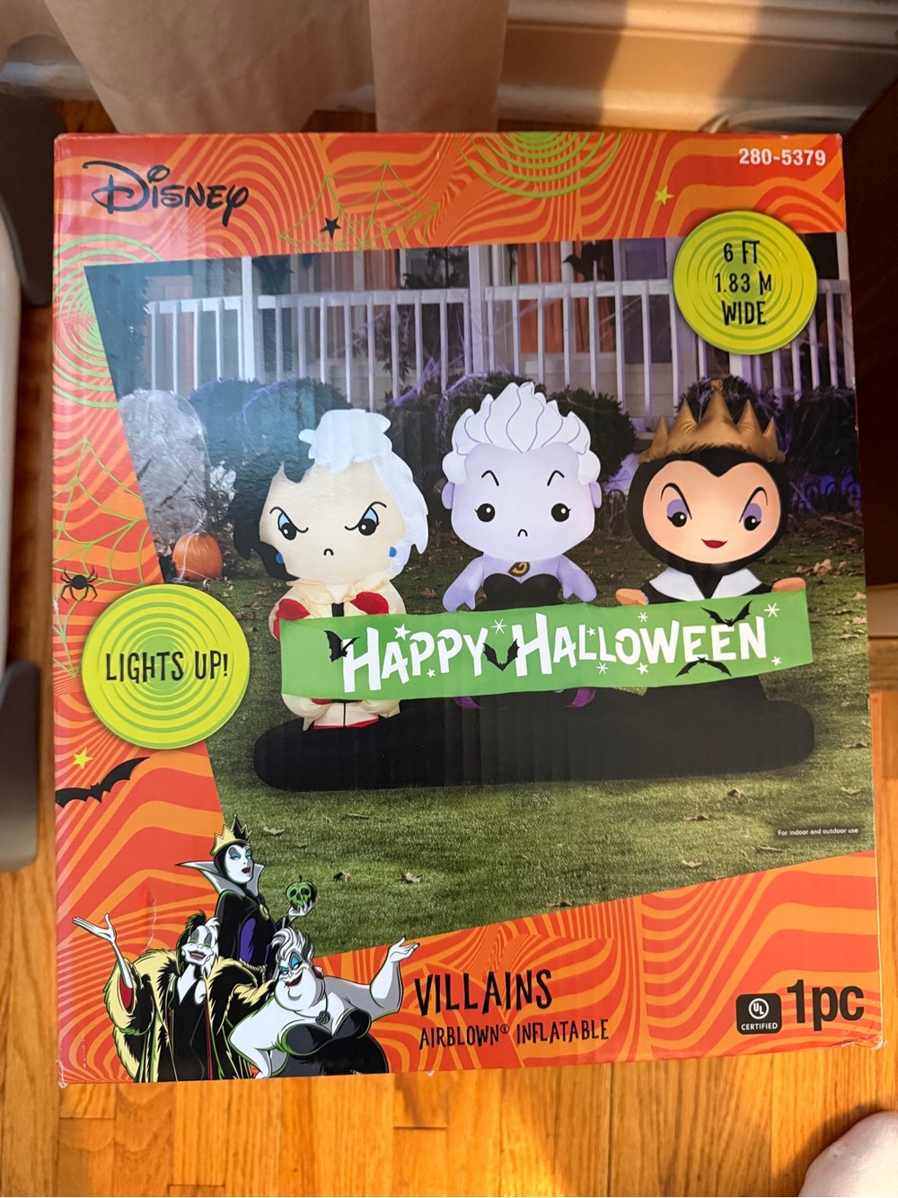 Brand new Disney Villains Halloween Inflatable - Multicolor